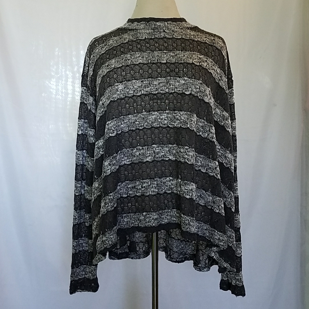Sweater New Basil  Lola Gray Knit Mock Neck